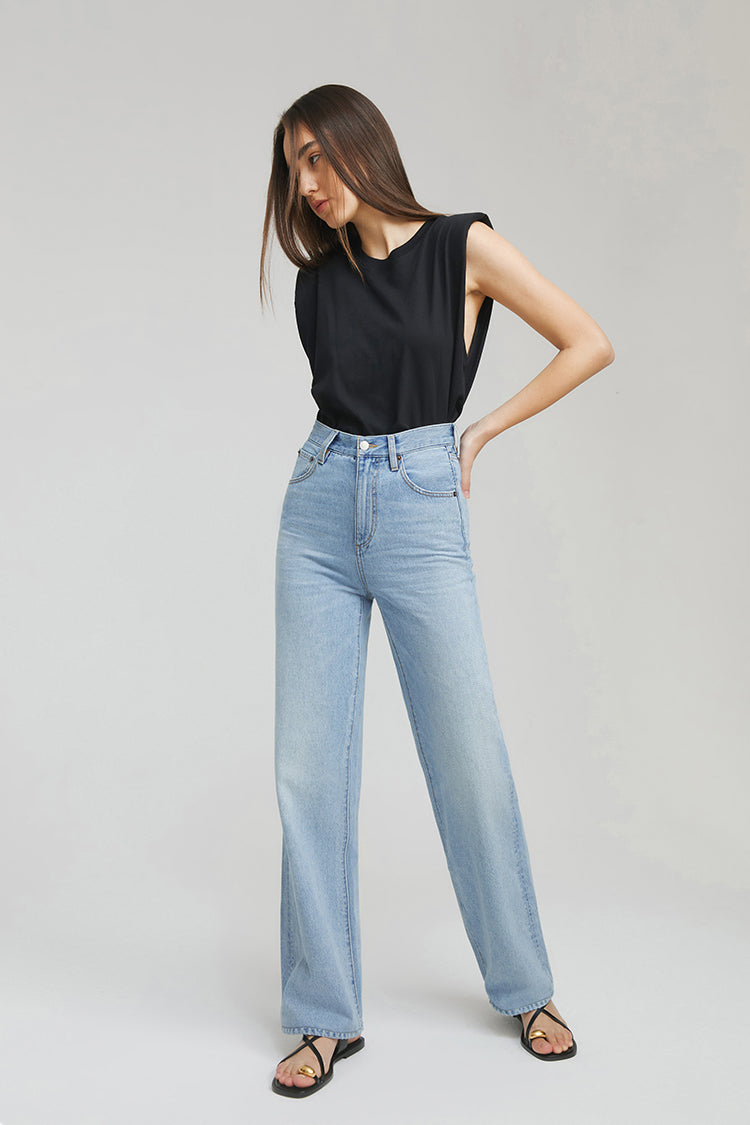 Coney Island Whitefish High Rise Wide Jeans | HJ007