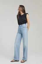 Coney Island Whitefish High Rise Wide Jeans | HJ007