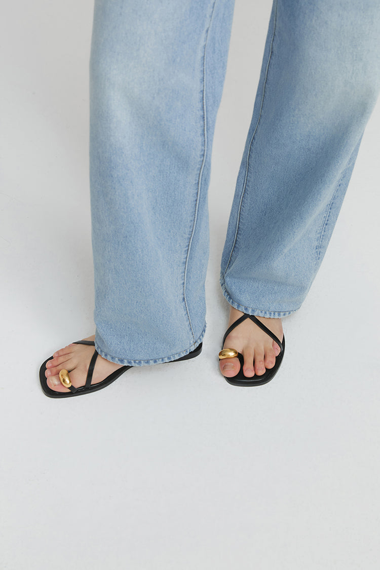 Coney Island Whitefish High Rise Wide Jeans | HJ007