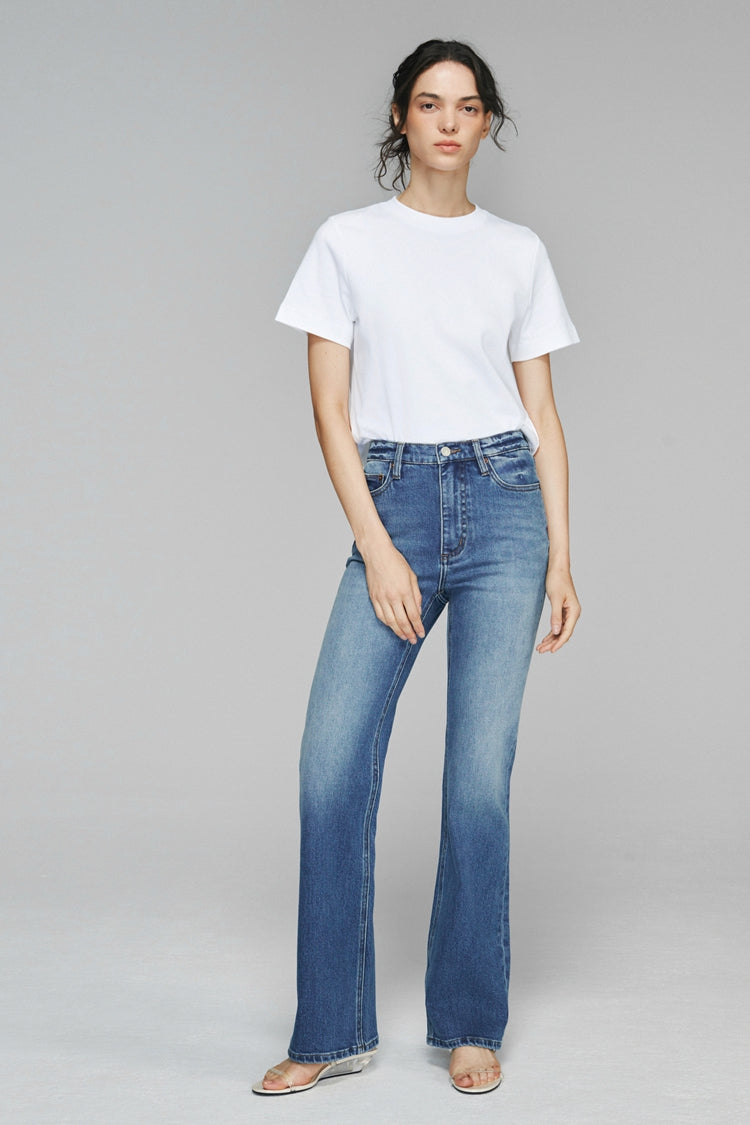 Barbara High Rise Bootcut Jeans | HJ004