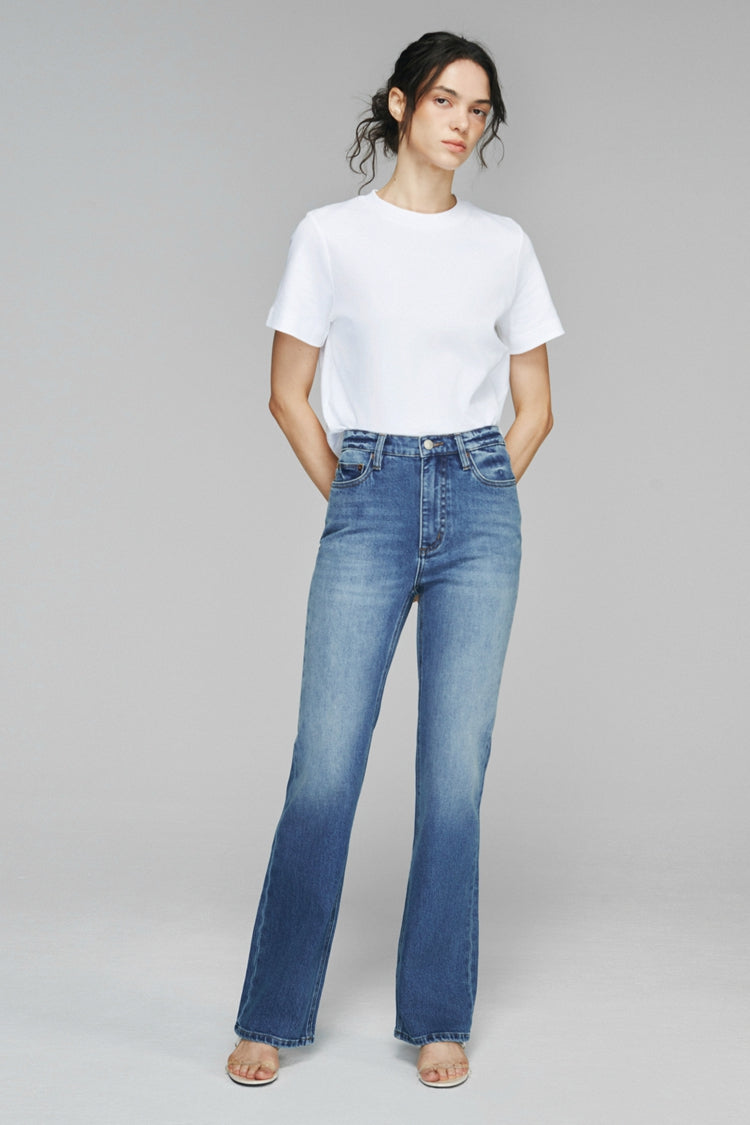 Barbara High Rise Bootcut Jeans | HJ004