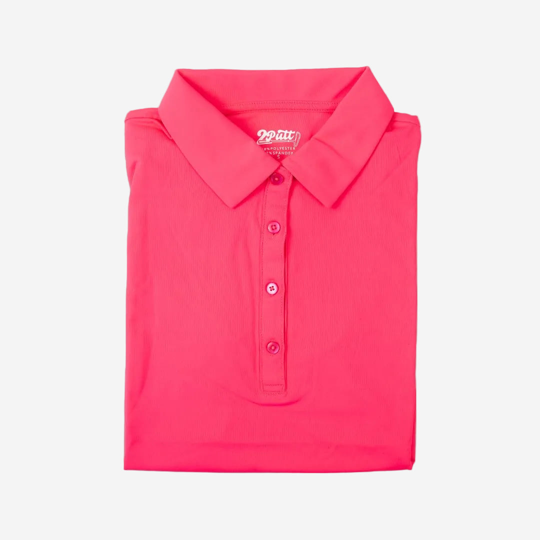 Hot Pink Women's Polo (Sleeveless)