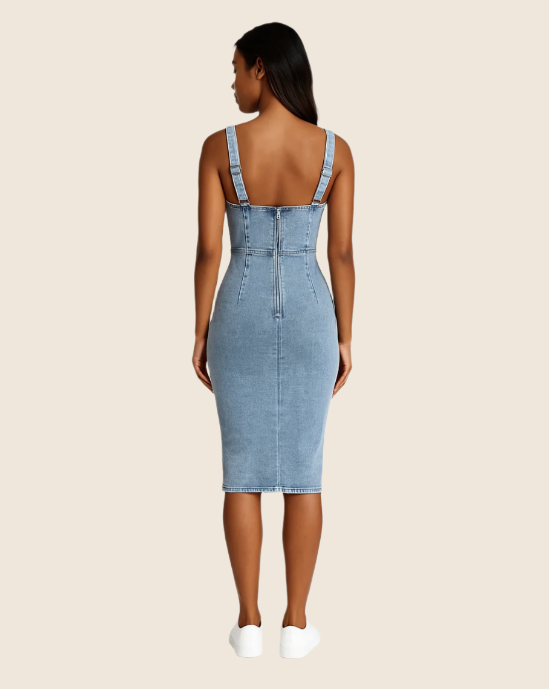 Hourglass Denim Dress