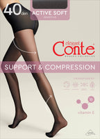 Shaping Support with Vitamin E Tights Conte Active Soft 40 Den