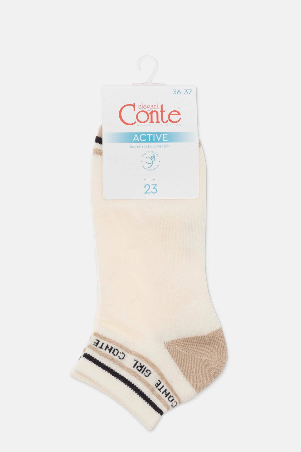 Cotton Ankle Socks Conte Active 572 | Terry Foot
