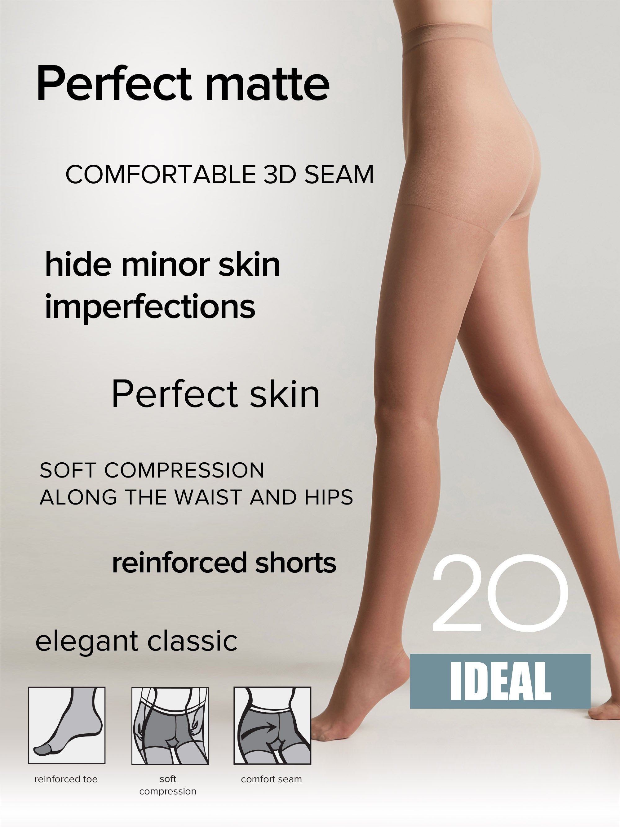 Conte Ideal Tights 20 Den | Ultimate Matt