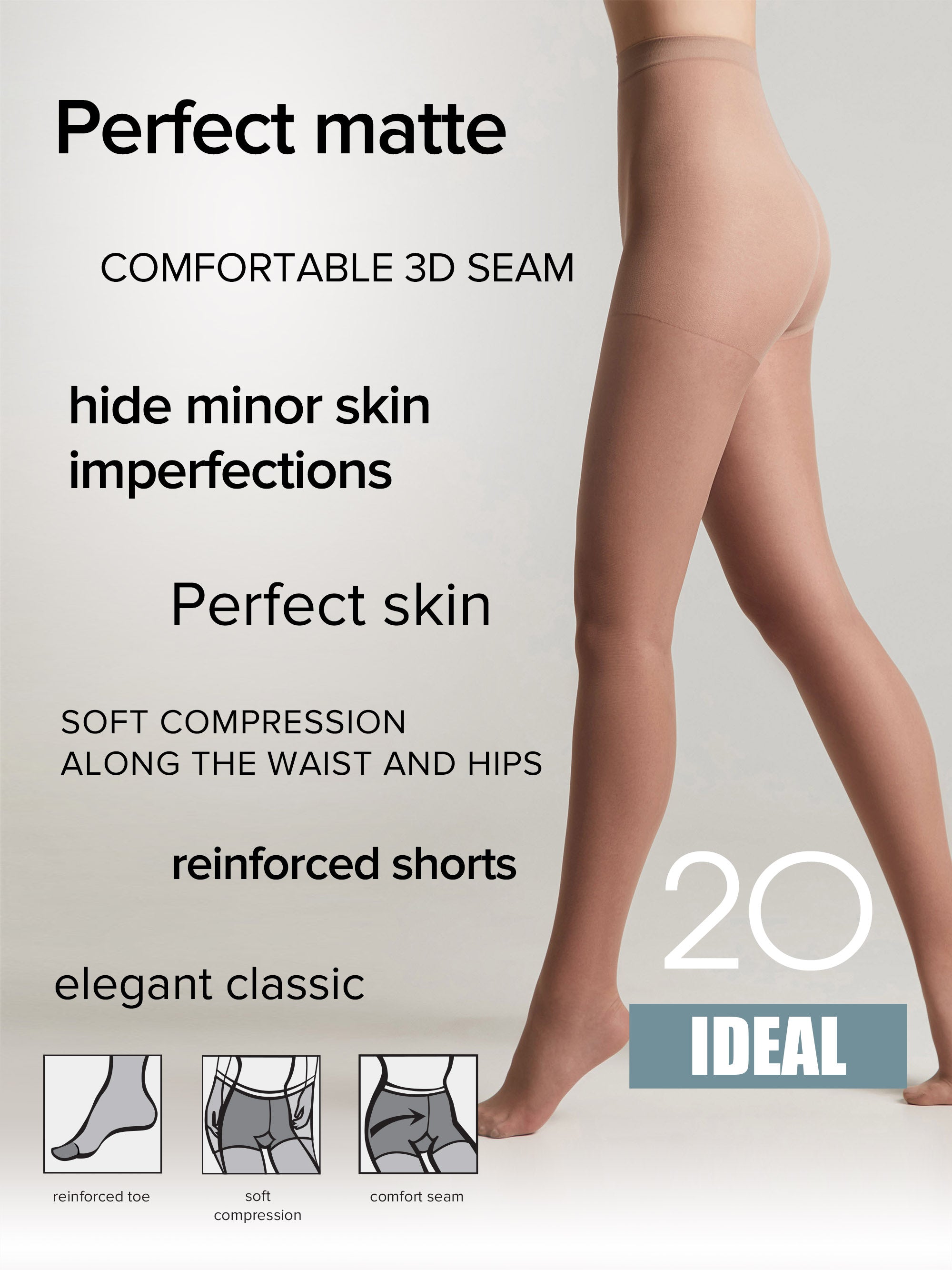 Conte Ideal Tights 20 Den | Ultimate Matt