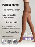 Tights Conte Ideal 40 Den | Ultimate Matt