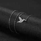 I'll Fly Away Necklace Silver