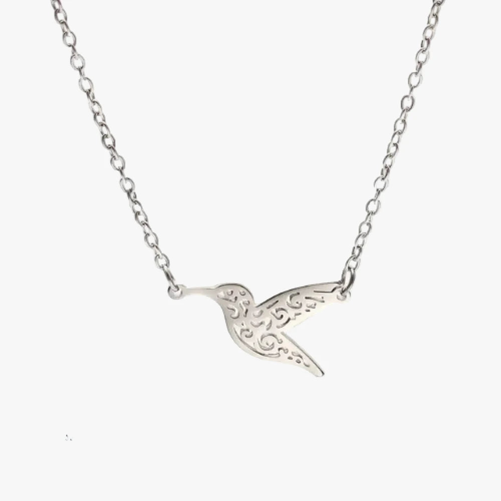 I'll Fly Away Necklace Silver