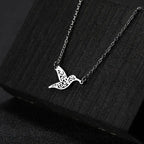 I'll Fly Away Necklace Silver