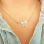 I'll Fly Away Necklace Silver