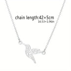 I'll Fly Away Necklace Silver
