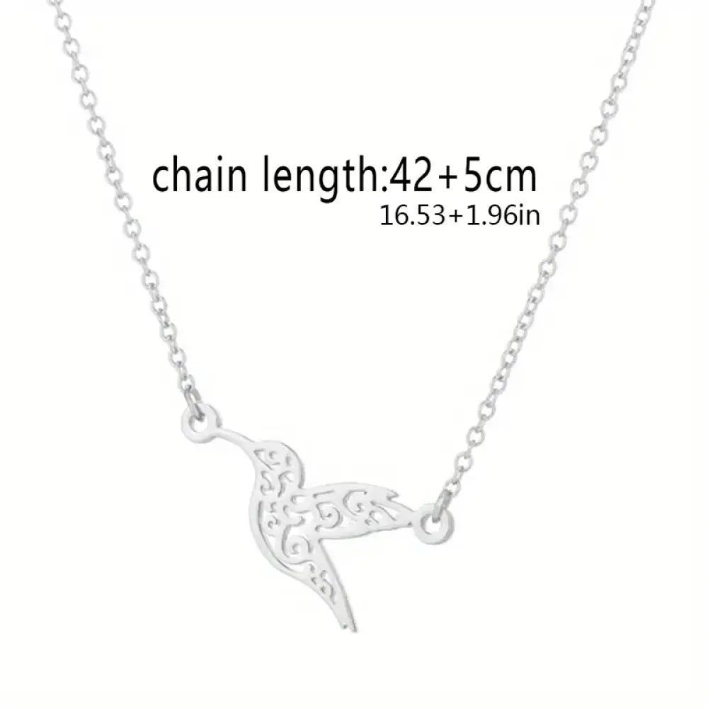 I'll Fly Away Necklace Silver