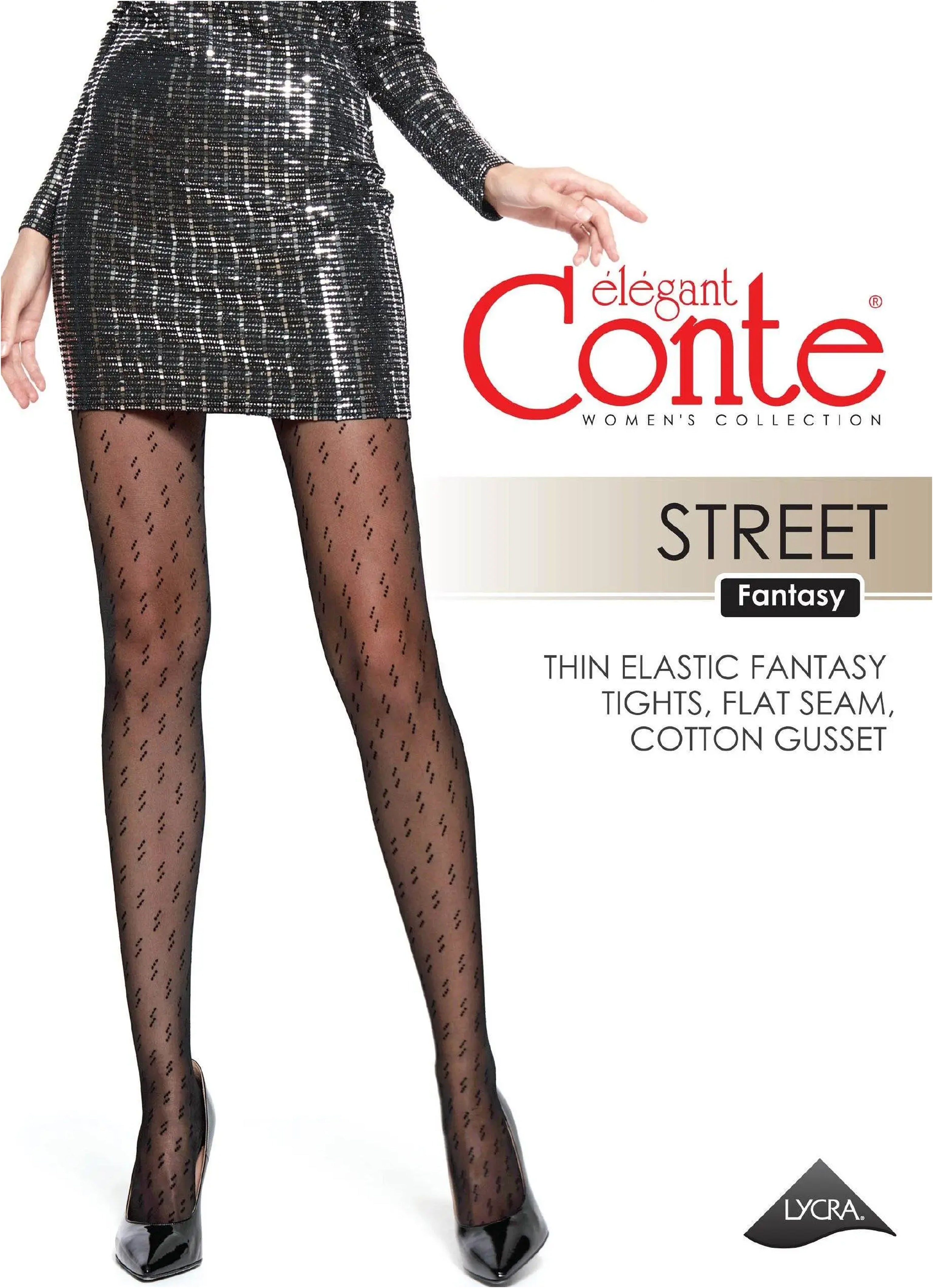 Fantasy Tights Conte Street | Triple Dot Pattern