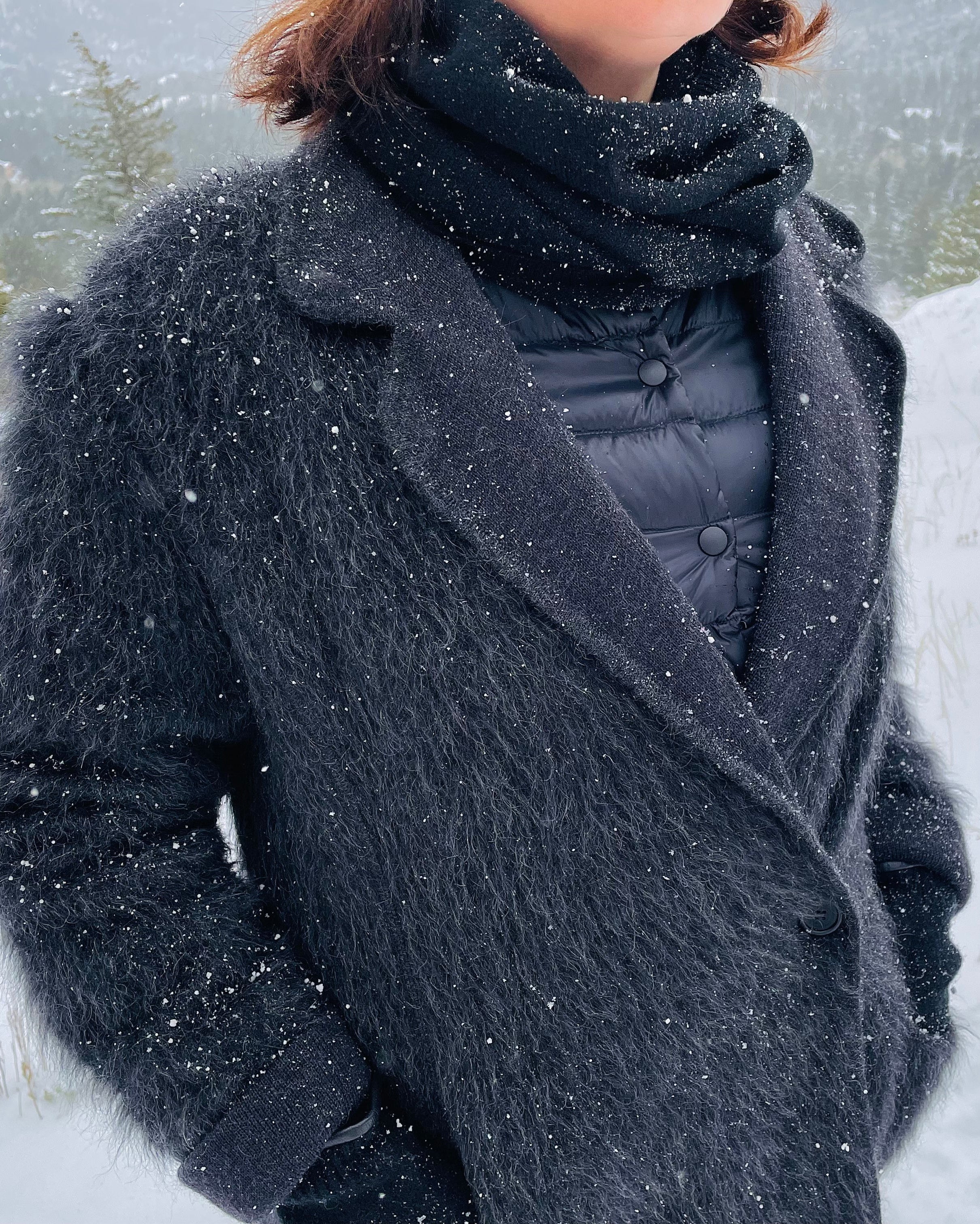 Tittimitti® 100% Cashmere Knitted Neck Gaiter Warmer Loop Scarf