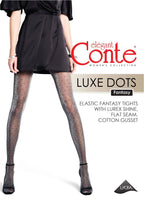 Conte Fantasy Tights Luxe Dots | Lurex and Polka Dots Pattern