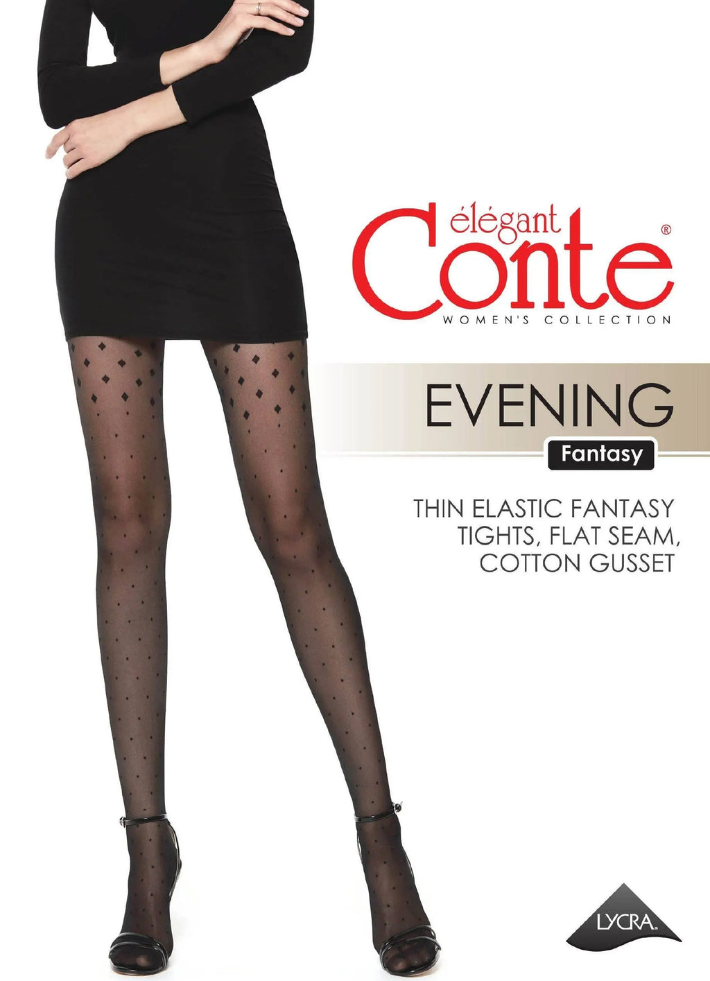 Conte Evening Fantasy Tights | Stockings Dots Triangles