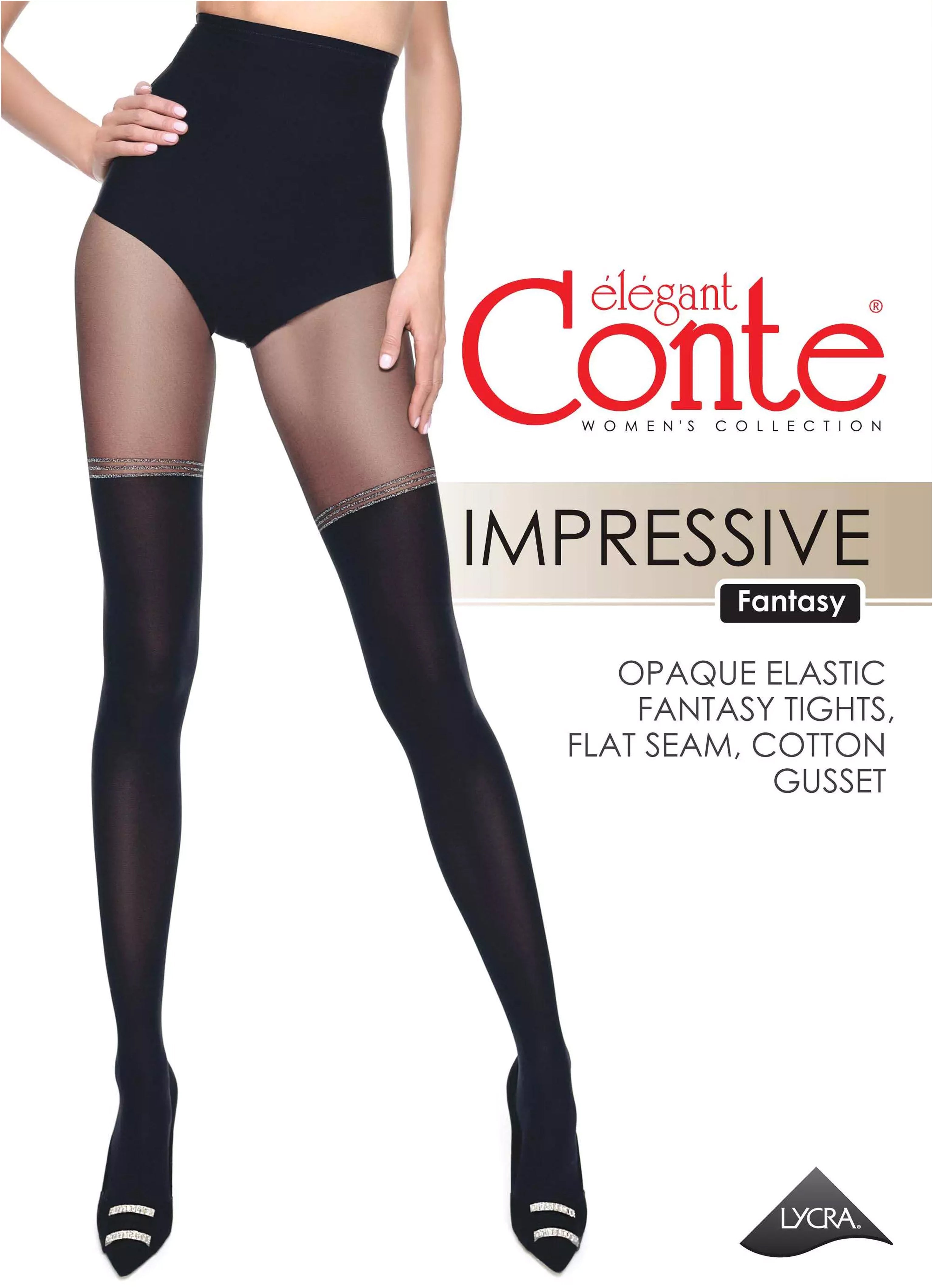 Conte Fantasy Tights Impressive | Imitation of Knee-Highs