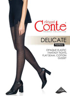 Fantasy Tights Conte Delicate with Lace Pattern