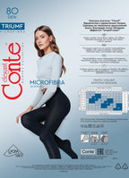 Conte Triumf Tights 80 Den | Opaque Microfiber
