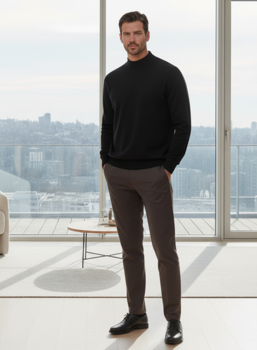 Mock Neck Sweater