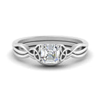 Infinity Celtic Solitaire Wedding Set