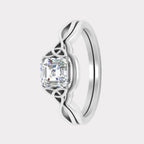 Infinity Celtic Solitaire Wedding Set