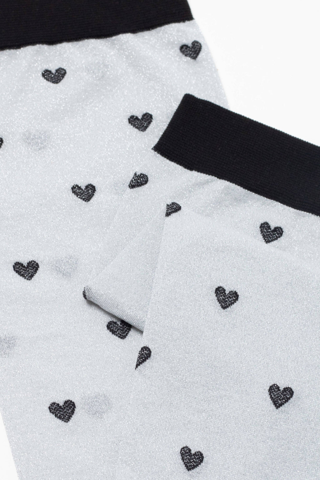 Shimmering Socks Conte Fantasy with "Hearts" Designs