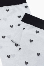 Shimmering Socks Conte Fantasy with "Hearts" Designs