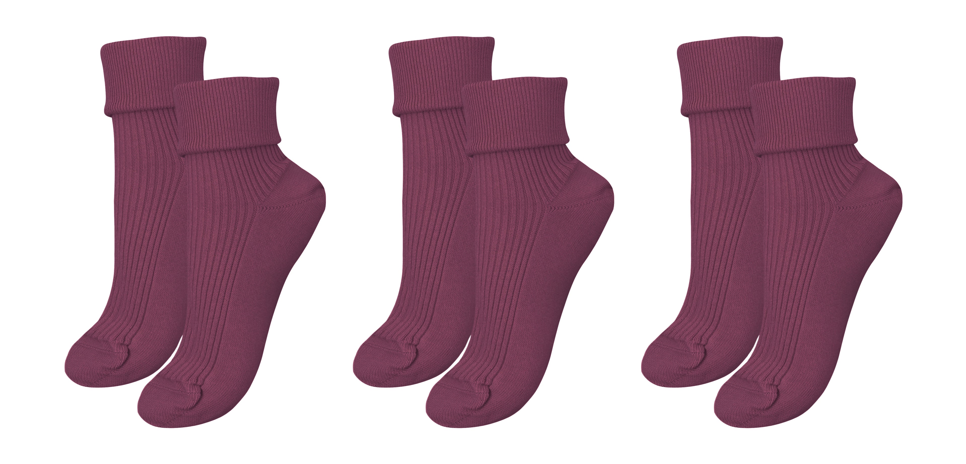 Tittimitti® 100% Organic Combed Cotton Luxury Women's Socks | 3-Pack
