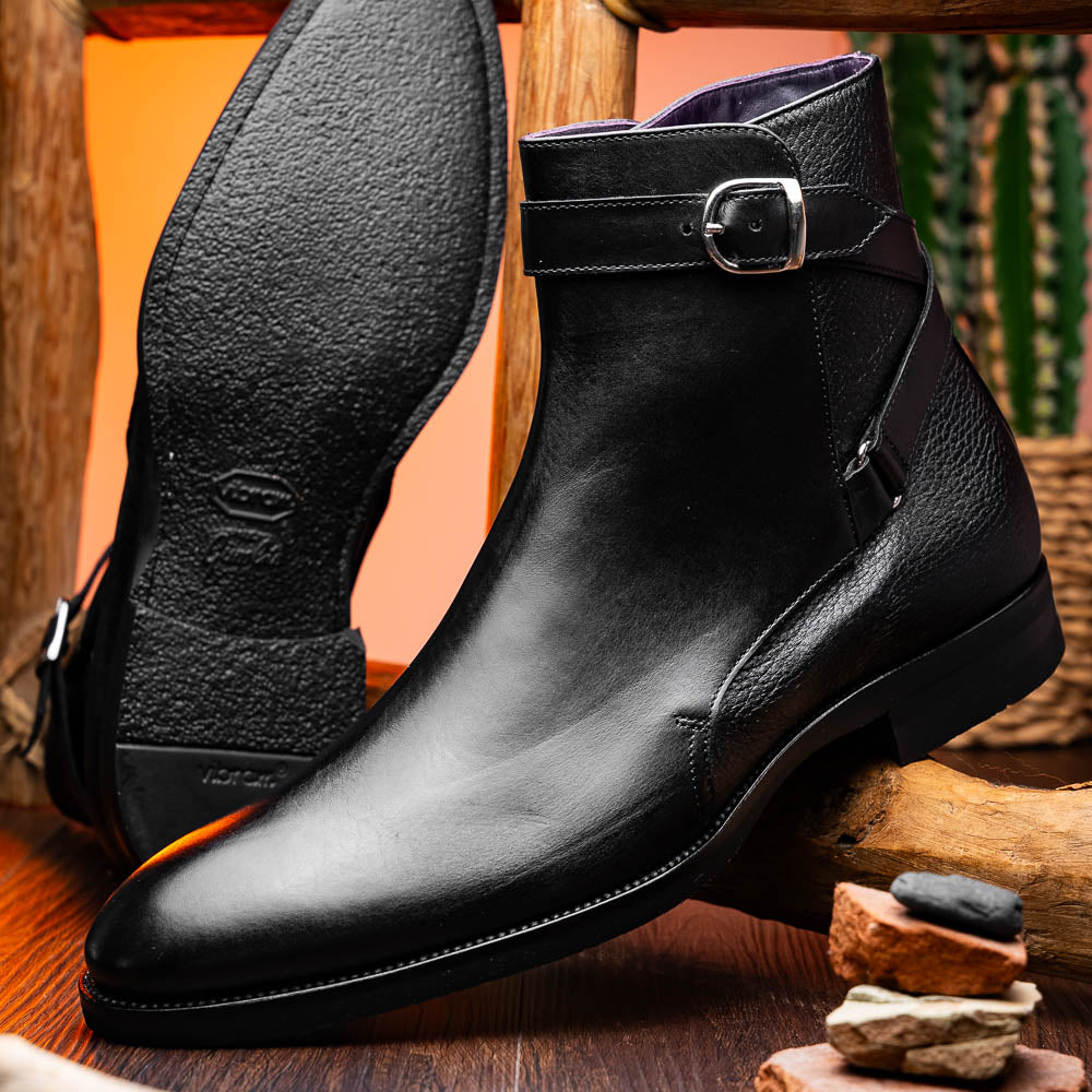 Jodphur Italian Calfskin Boot | Black