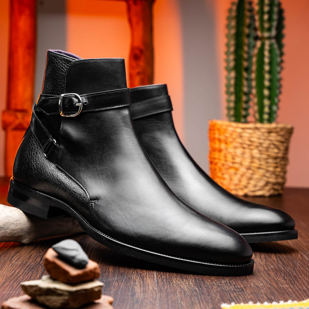 Jodphur Italian Calfskin Boot | Black