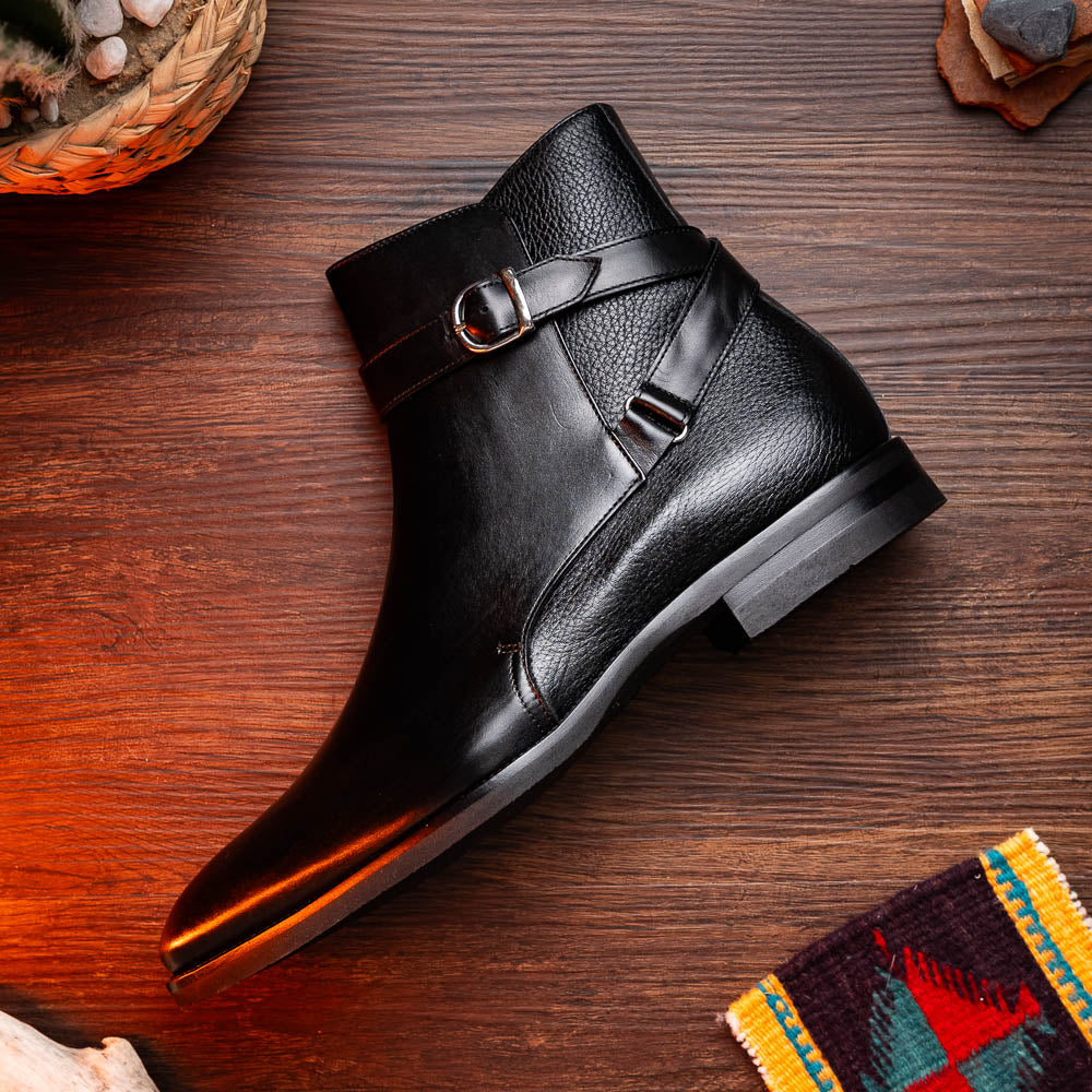 Jodphur Italian Calfskin Boot | Black