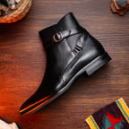 Jodphur Italian Calfskin Boot | Black