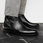Jodphur Italian Calfskin Boot | Black