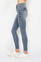 Judy Blue Tummy Control Contrast Wash Skinny Jeans