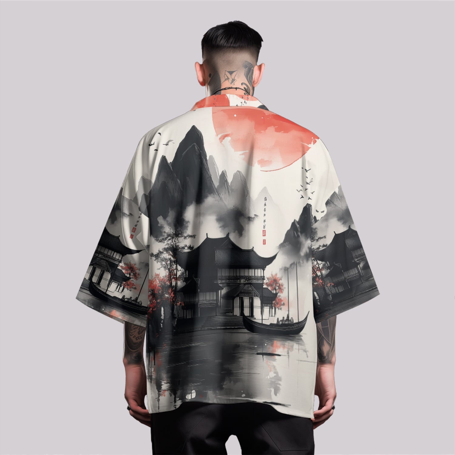 K27 Lake & Mountain Kimono