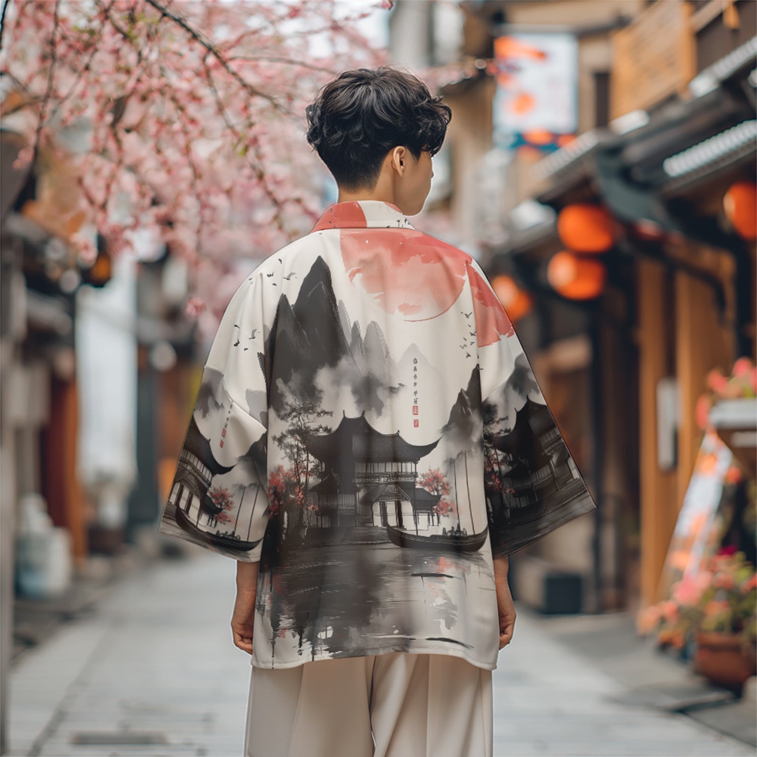 K27 Lake & Mountain Kimono