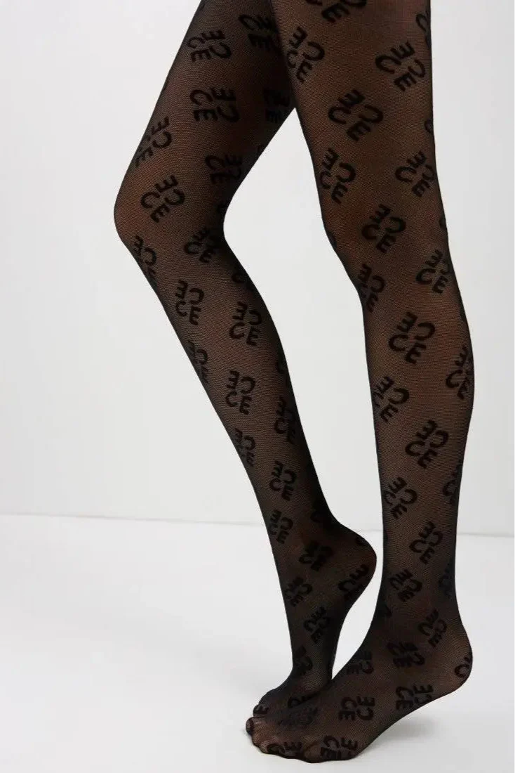 Conte Legend Fantasy Tights | Mesh Effect | Nero