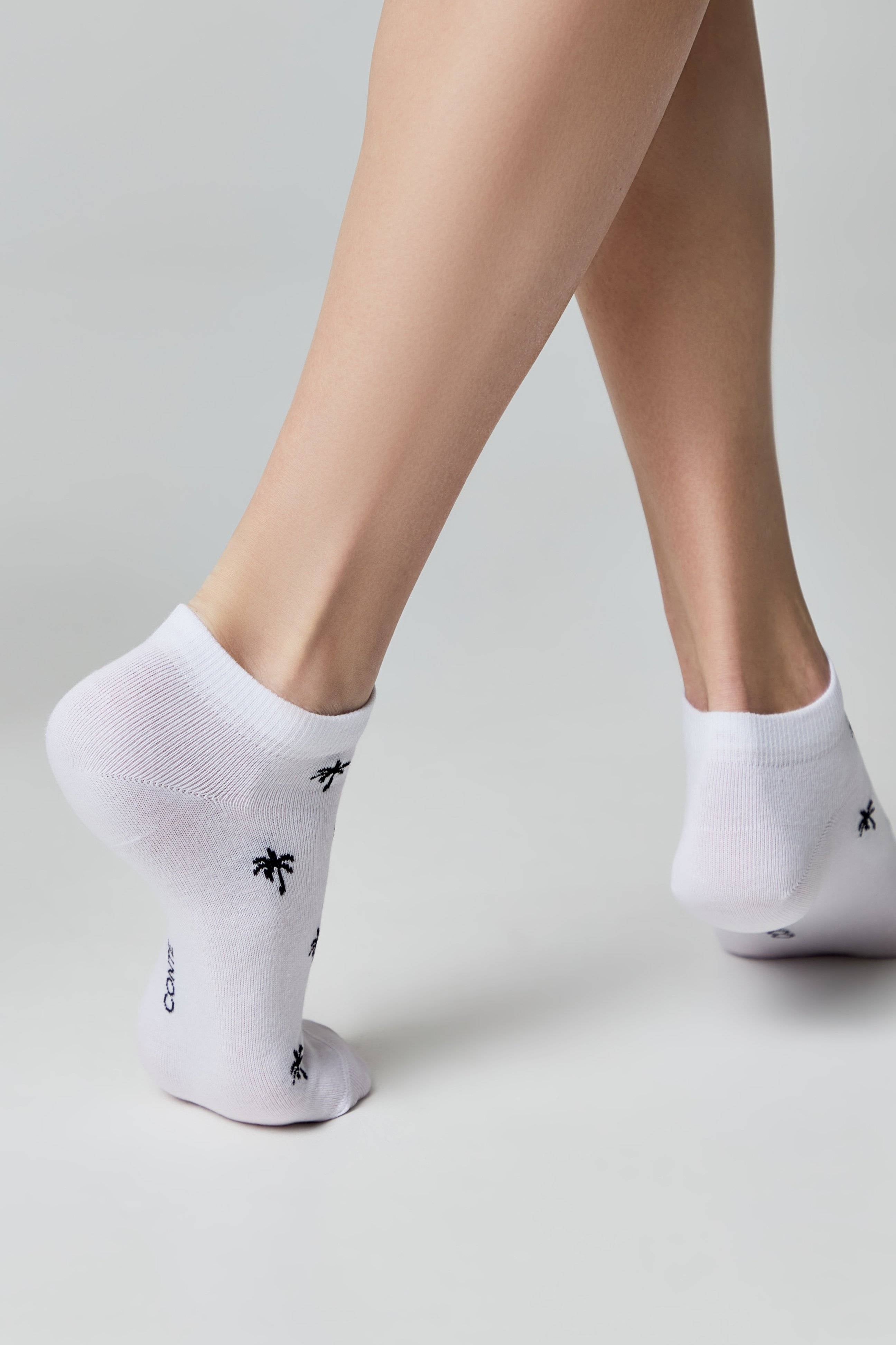 Cotton Ankle Socks Conte Active Palm Trees 589