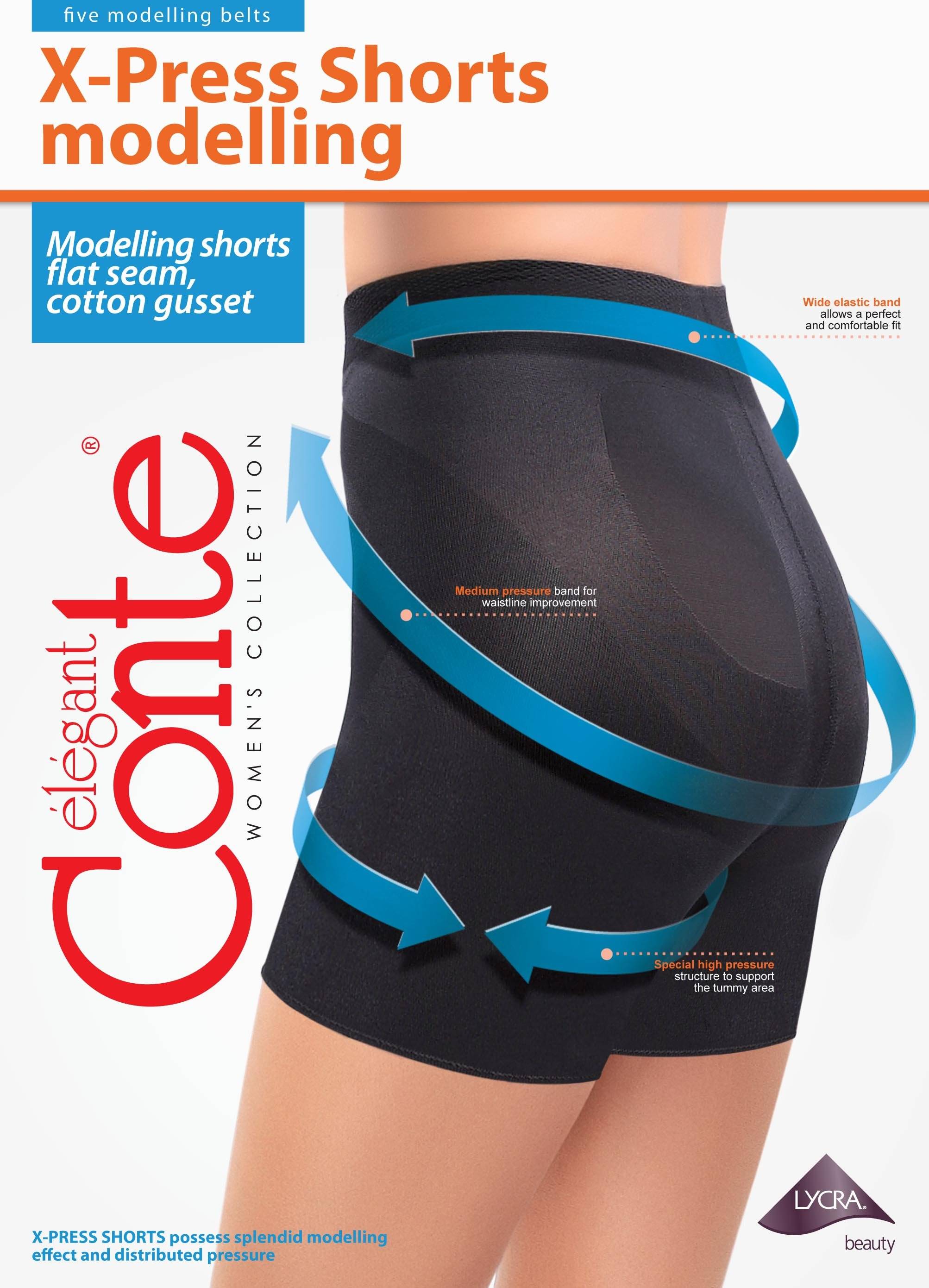 Conte X-Press Shapewear Shorts | Control Top