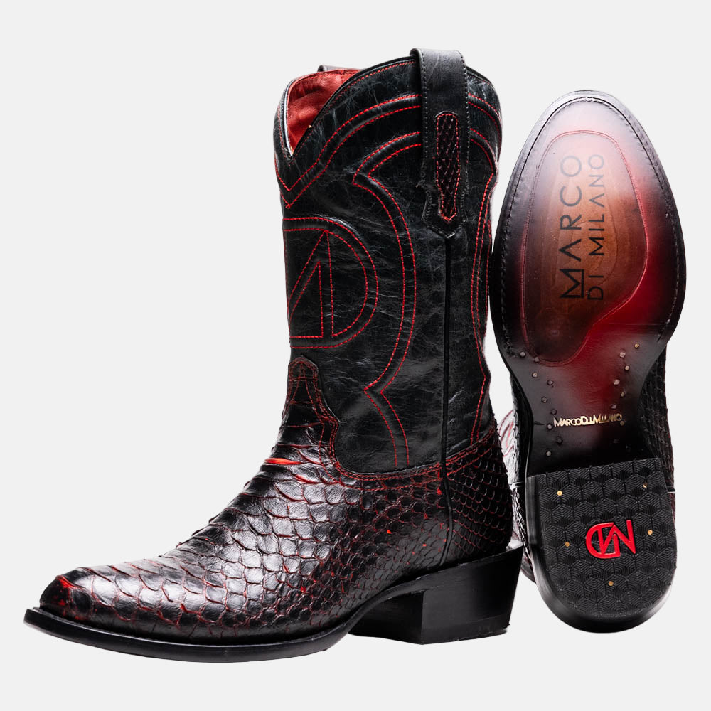 Kansas Cowboy Boot | Black Cherry