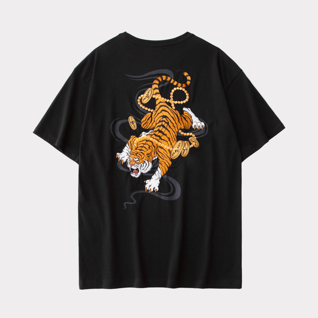 Rich Tiger Embroidery Tee | KH5398