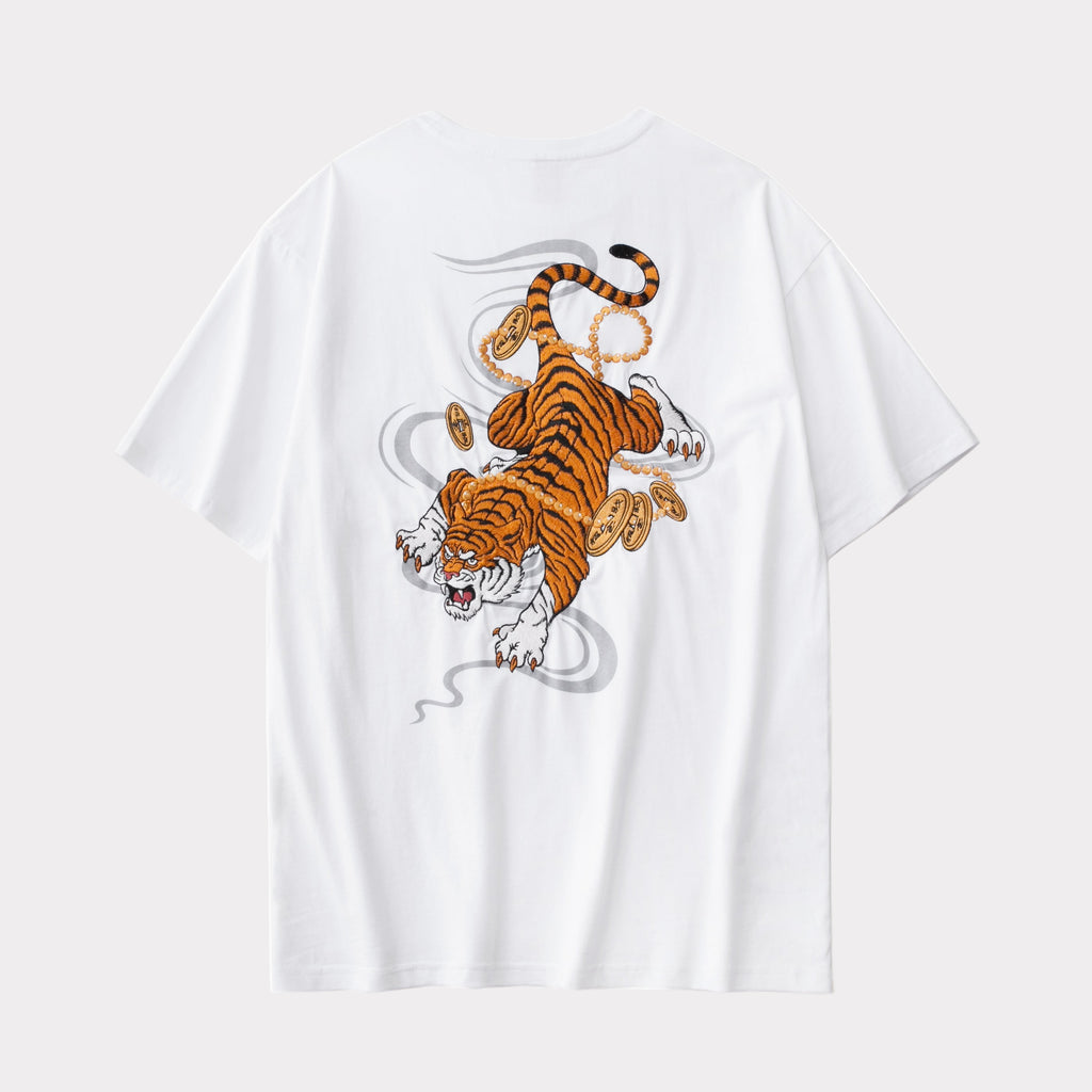 Rich Tiger Embroidery Tee | KH5398