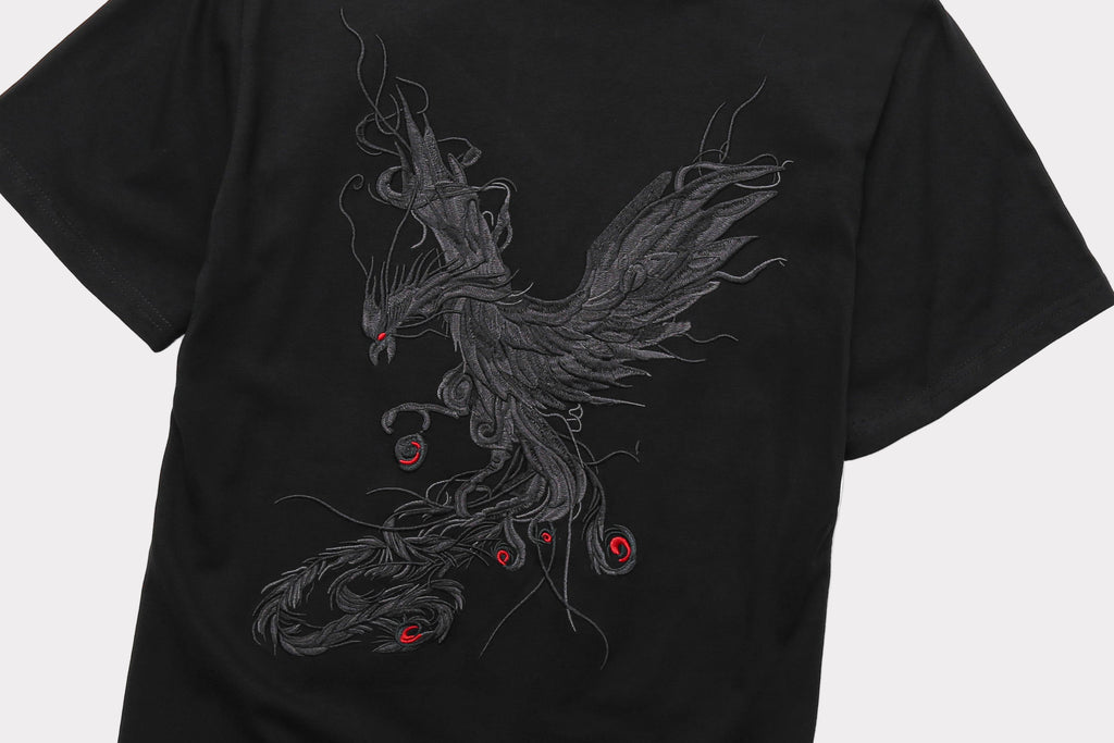 Rebirth of the Phoenix Embroidery Tee | KH617