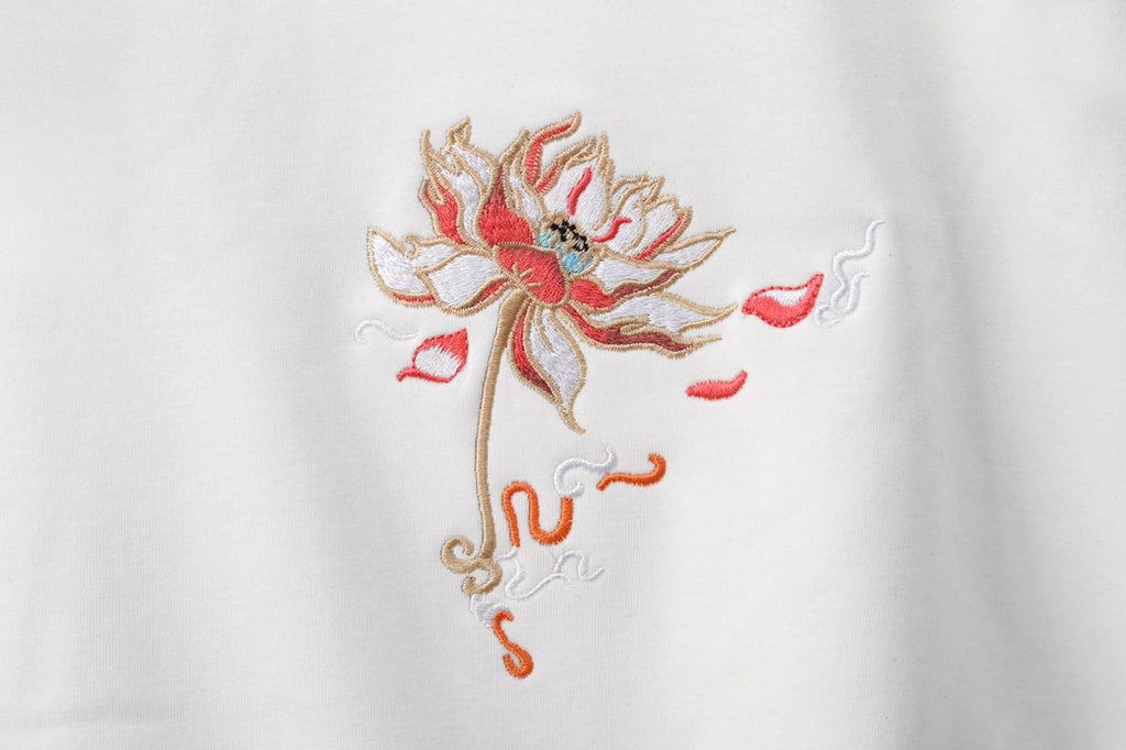 Blue Phoenix Embroidery Hoodie | KH9010