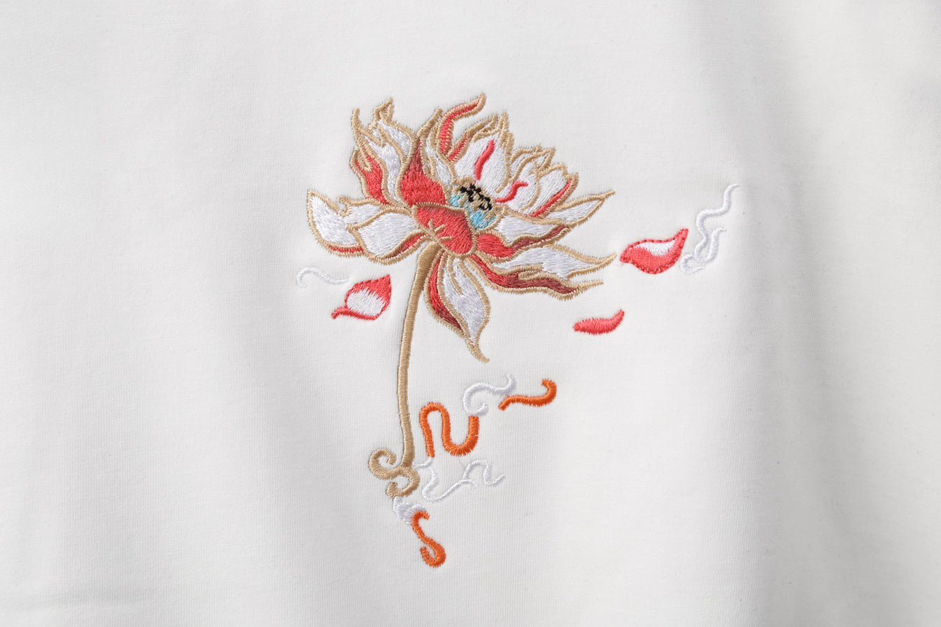 Blue Phoenix Embroidery Hoodie | KH9010