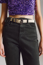 Khaki Green Relaxed Pants with Pocket Detail at the Waist