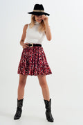 Knitted High Neck Top in Cream